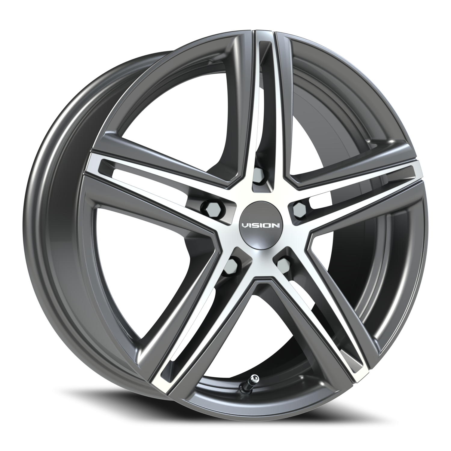 Vision Nitrous GBMF 16X7 +40 Gunmetal Machined Face