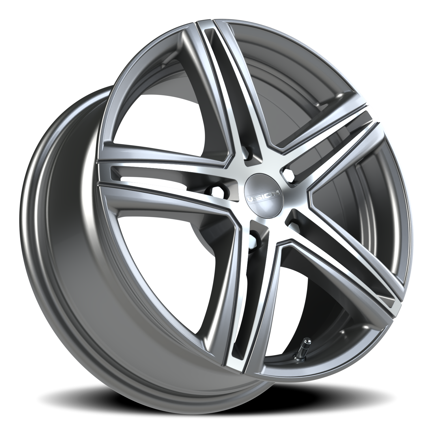 Vision Nitrous GBMF 16X7 +40 Gunmetal Machined Face