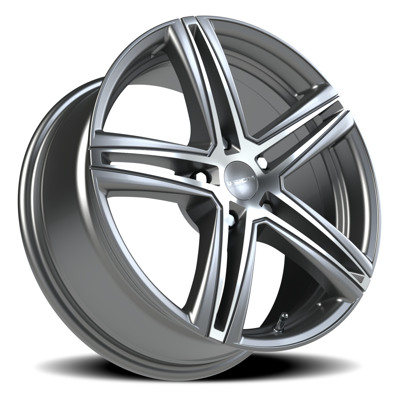Vision Nitrous GBMF 17X7.5 +40 Gunmetal Machined Face