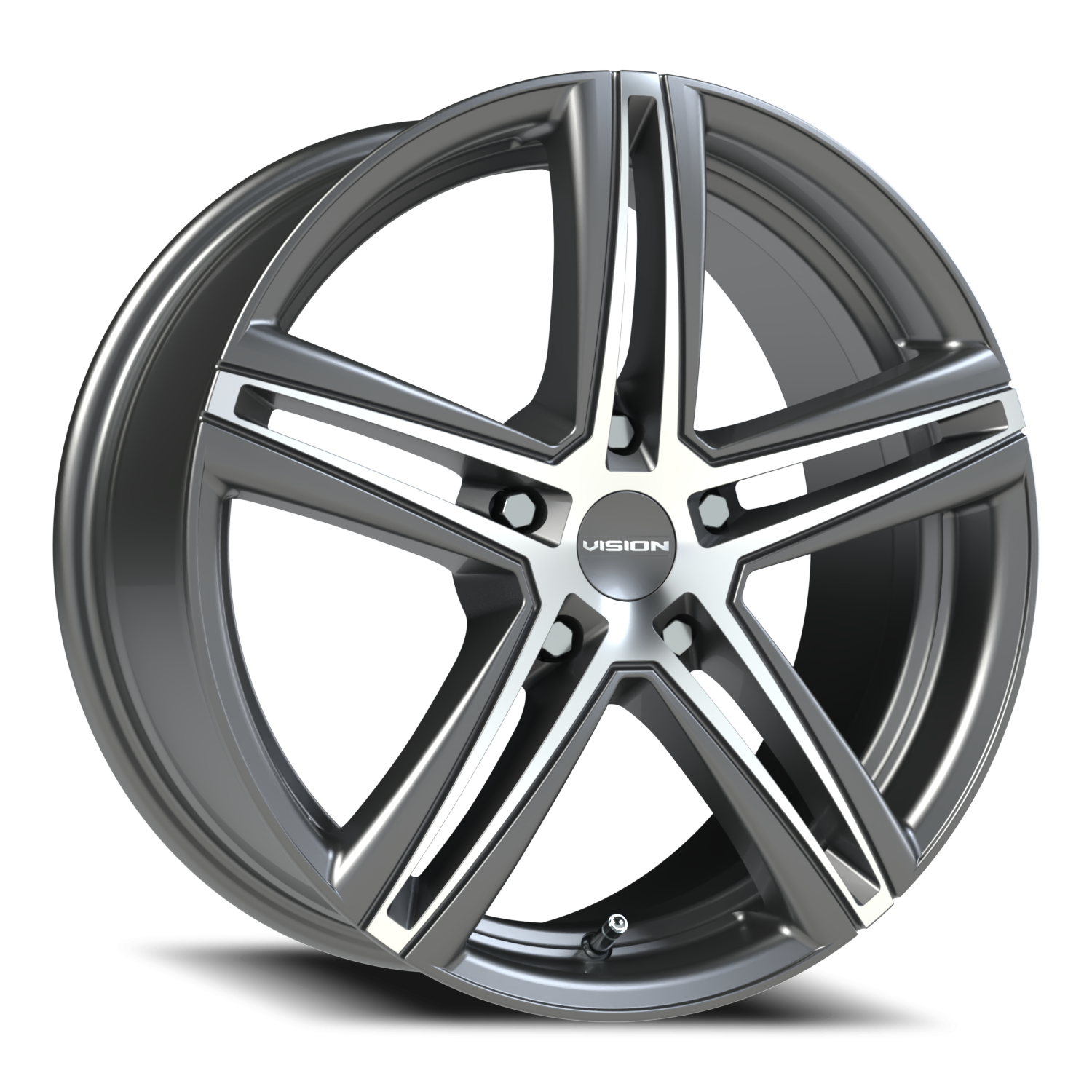 Vision Nitrous GBMF 17X7.5 +40 Gunmetal Machined Face