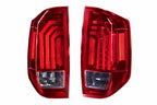 XB LED Tail Lights: Toyota Tundra (14-21 / Red Lens / Set)