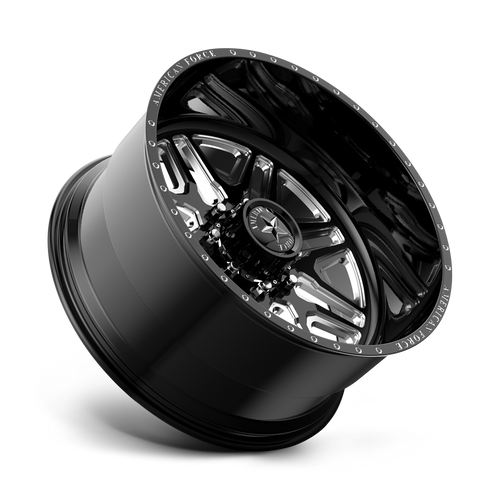 American Force Afw Addict Sf 20X10 -25 Gloss Black Milled