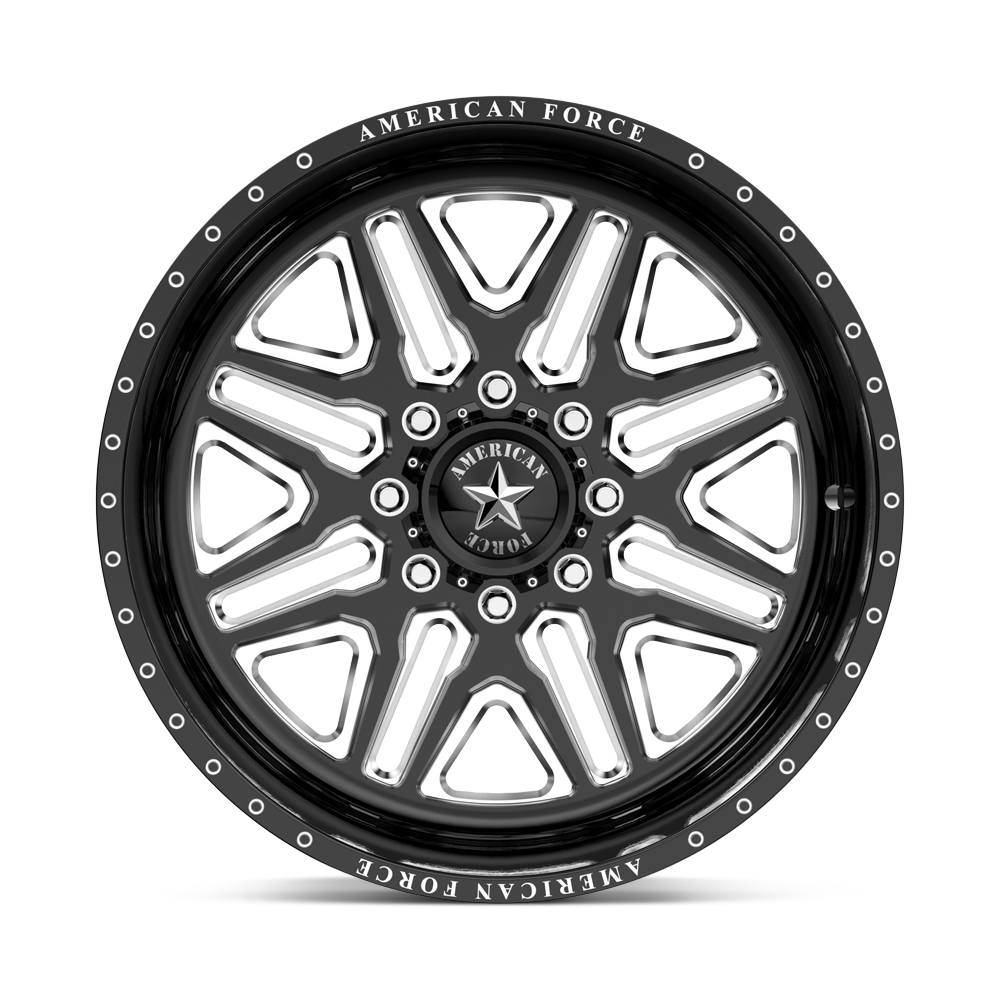 American Force Afw Addict Sf 20X10 -25 Gloss Black Machined