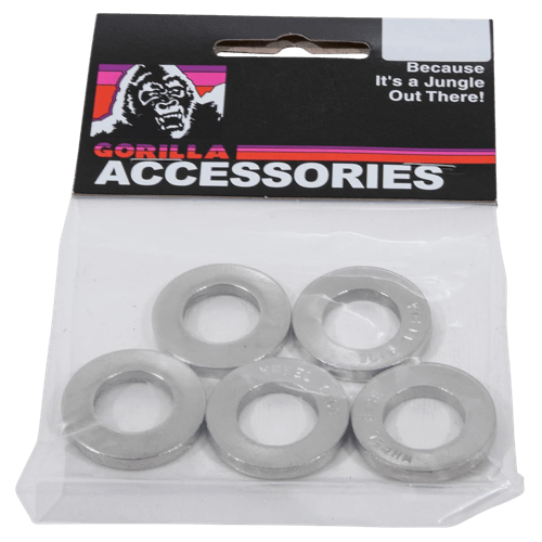 Washer Cragar Center Chr 5-Pk Bag