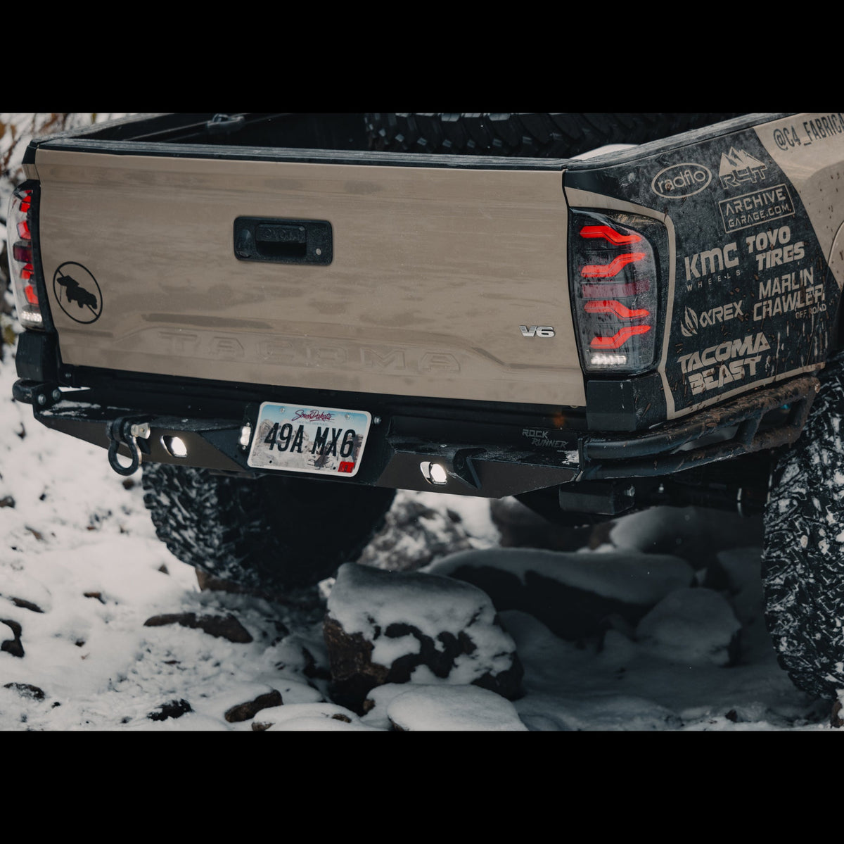 Tacoma Rock Runner High Clearance  Rear Bumper / 3rd Gen / 2016-2023