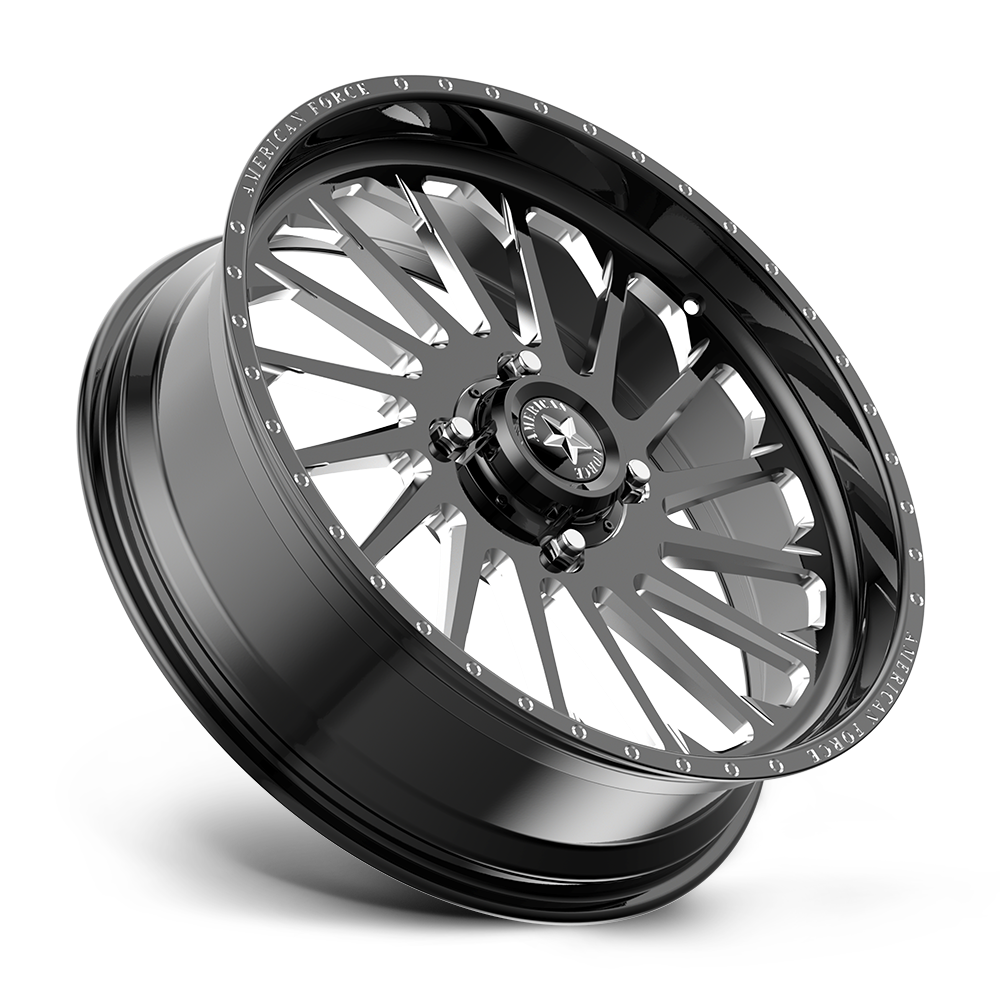 American Force Powersports Afw Shredder Ss Utv 24X7 +0 Gloss Black Machined