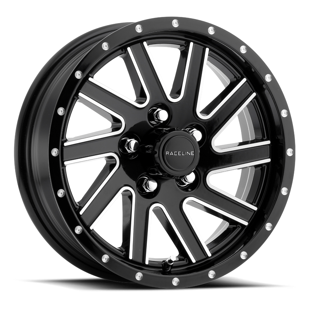 Raceline Wheels Twisted 15X6 +0 Black