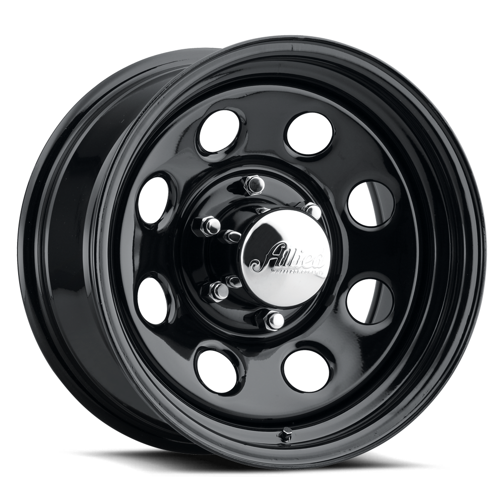 Allied Wheel Components Soft 8 17X8 Black