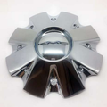 Kmc Cap Km651 Slide Chrome W/Black Logo