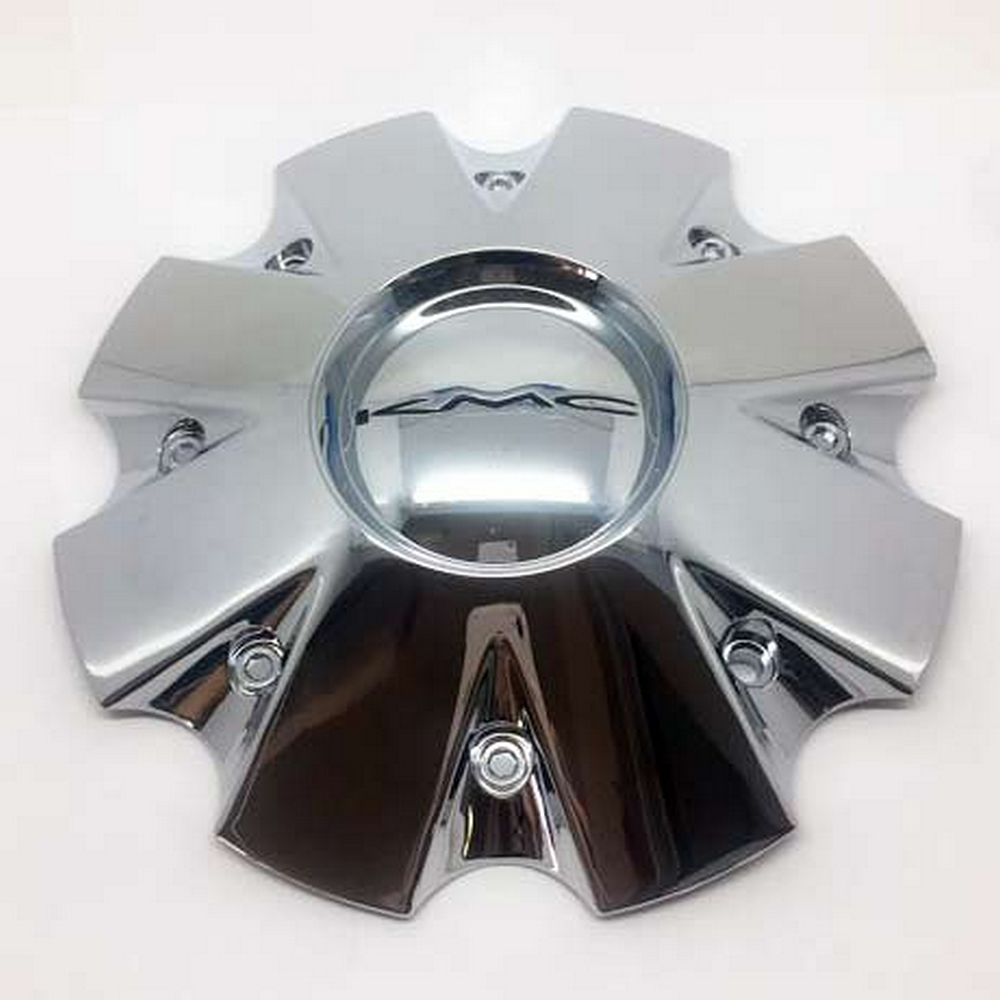 Kmc Cap Km651 Slide Chrome W/Black Logo