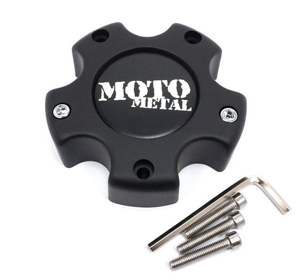 Moto Cap M-Blk 5X4.5/4.75/5 - New Logo