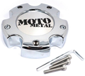 Moto Cap Chrome 5X5.5 - New Logo