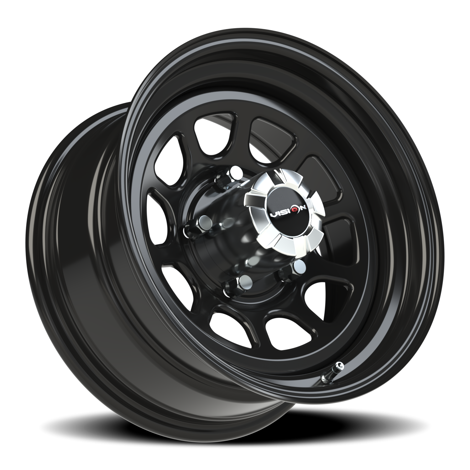 Vision HD D Window GB 16X8 -12 Gloss Black