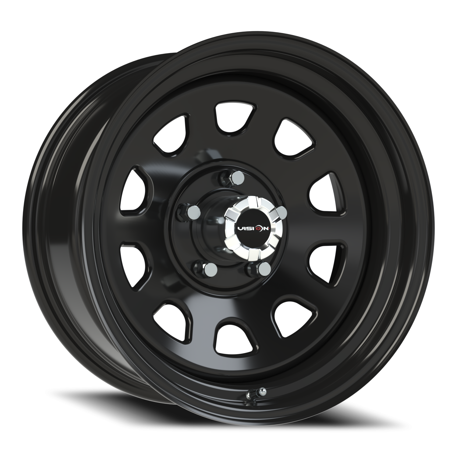 Vision HD D Window GB 17X8 -12 Gloss Black