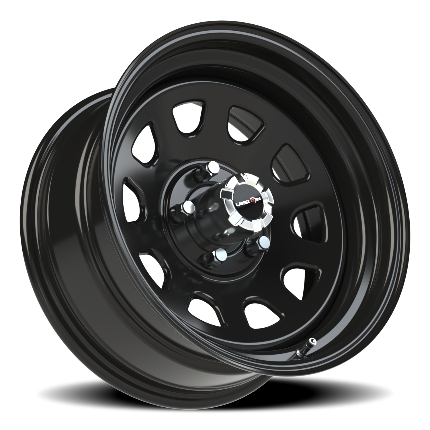 Vision HD D Window GB 17X8 -12 Gloss Black