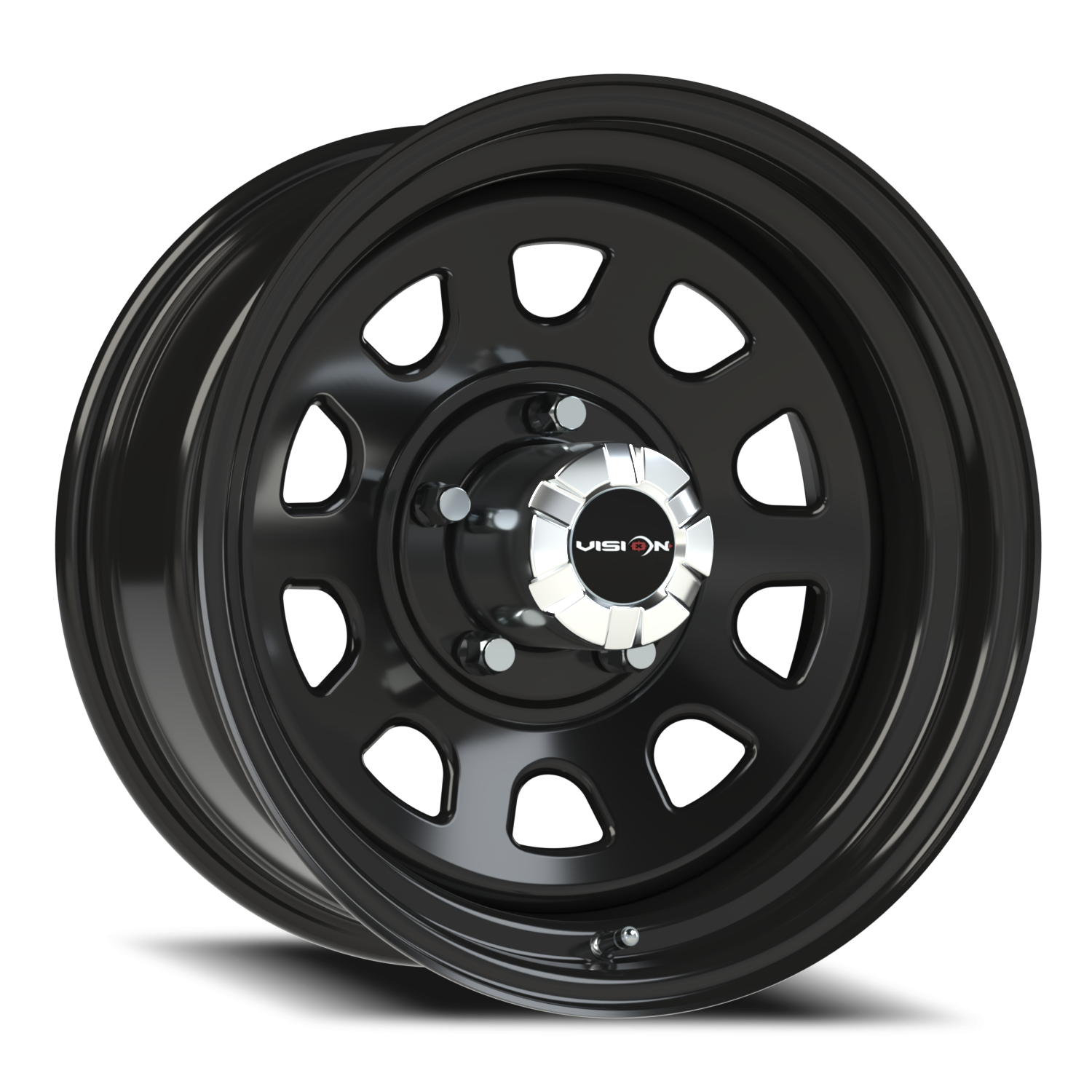 Vision HD D Window GB 17X8 -12 Gloss Black
