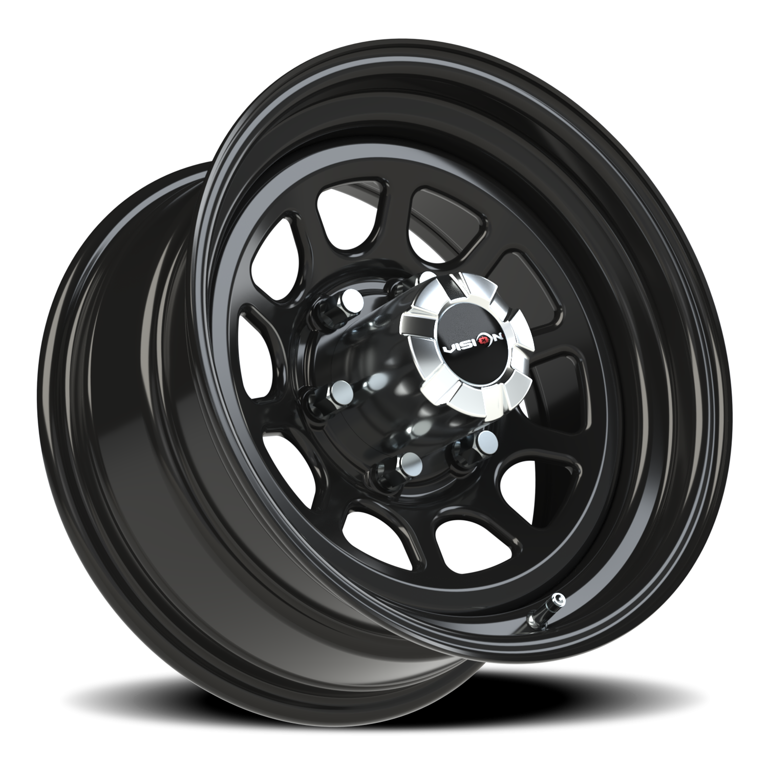 Vision HD D Window GB 16X8 -12 Gloss Black