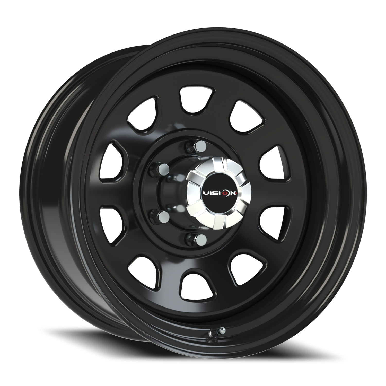 Vision HD D Window GB 17X8 -12 Gloss Black