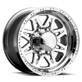 Raceline Wheels Renegade 8 17X9 -12 Polished