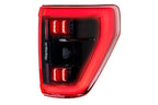 XB LED Tail Lights: Ford F-150 (21-23 / Red Lens / Set)