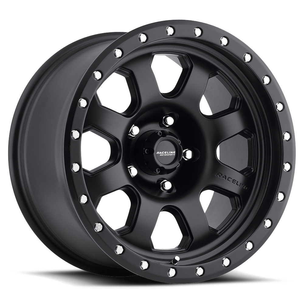 Raceline Wheels Street Lock Avenger 17X9 -12 Black
