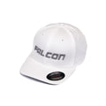 Curved Visor Hat - White/Silver - Lg/Xl