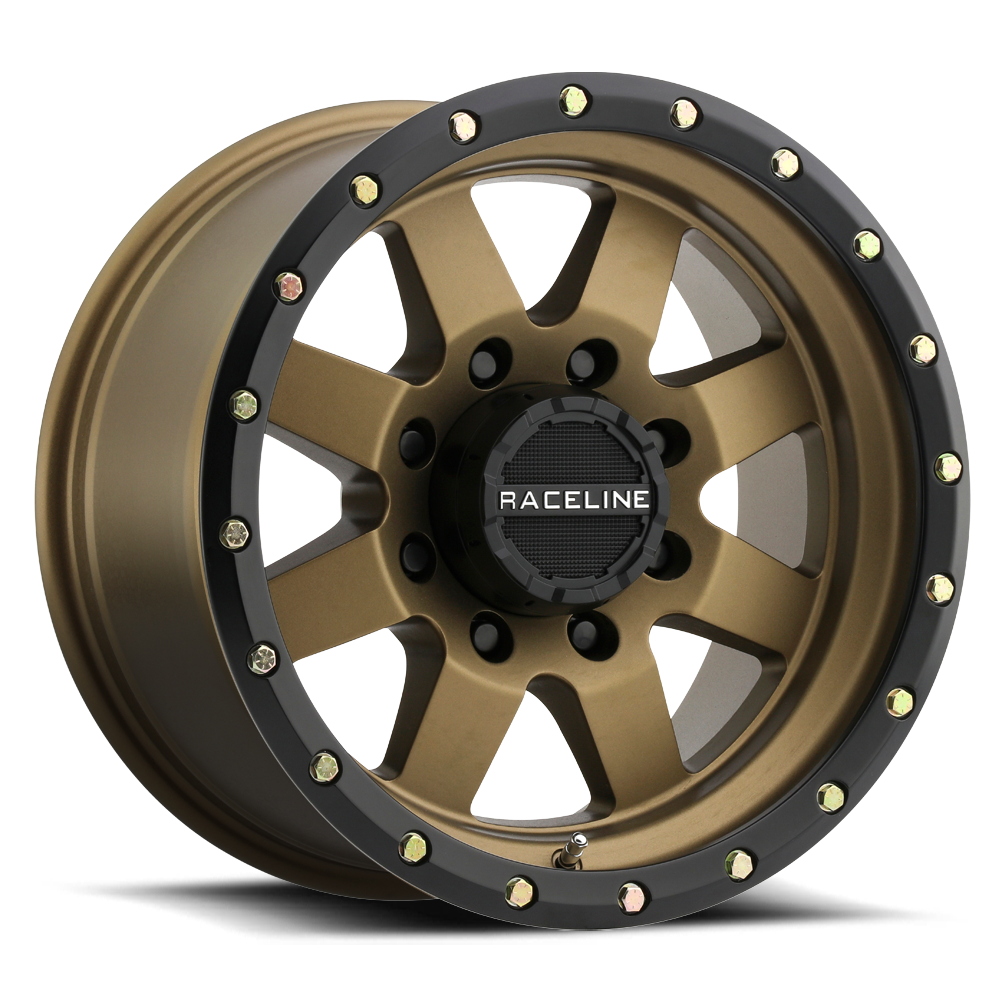 Raceline Wheels Defender 17X9 -12 Bronze