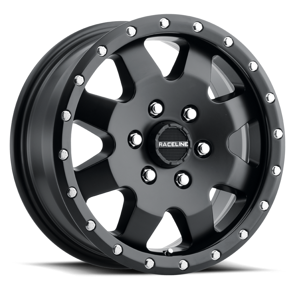 Raceline Wheels Defender 16X6.5 +45 Black