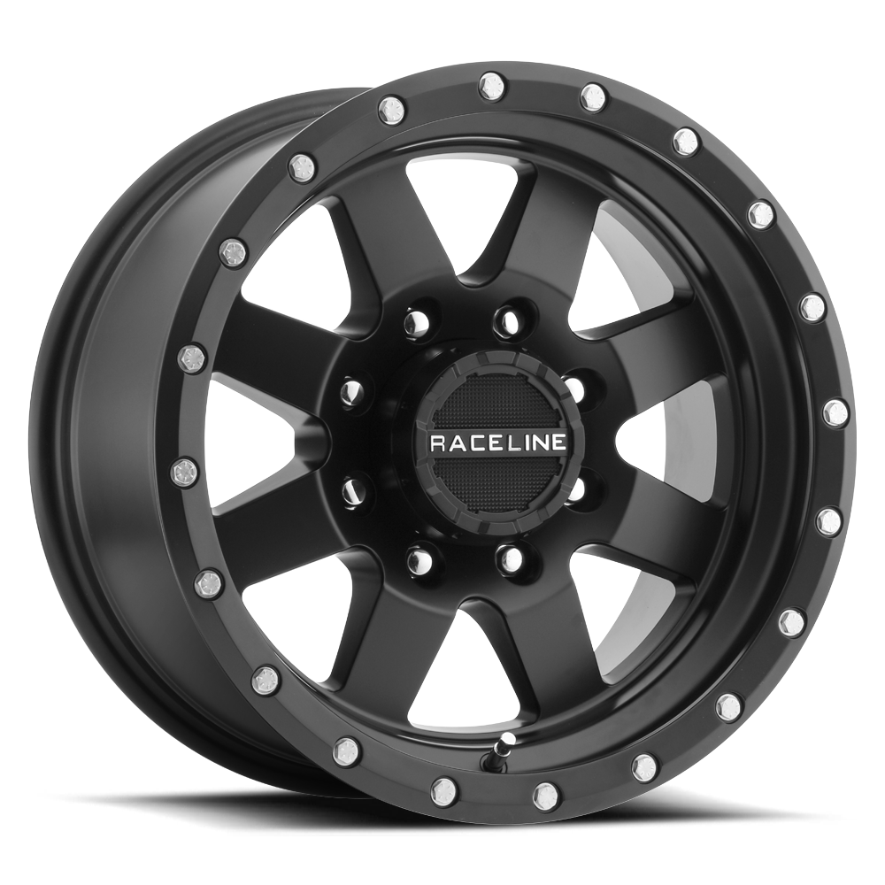 Raceline Wheels Defender 17X9 +0 Black