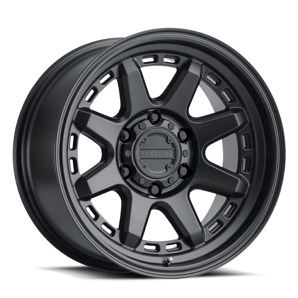 Raceline Wheels Scout 17X8 +35 Satin Black