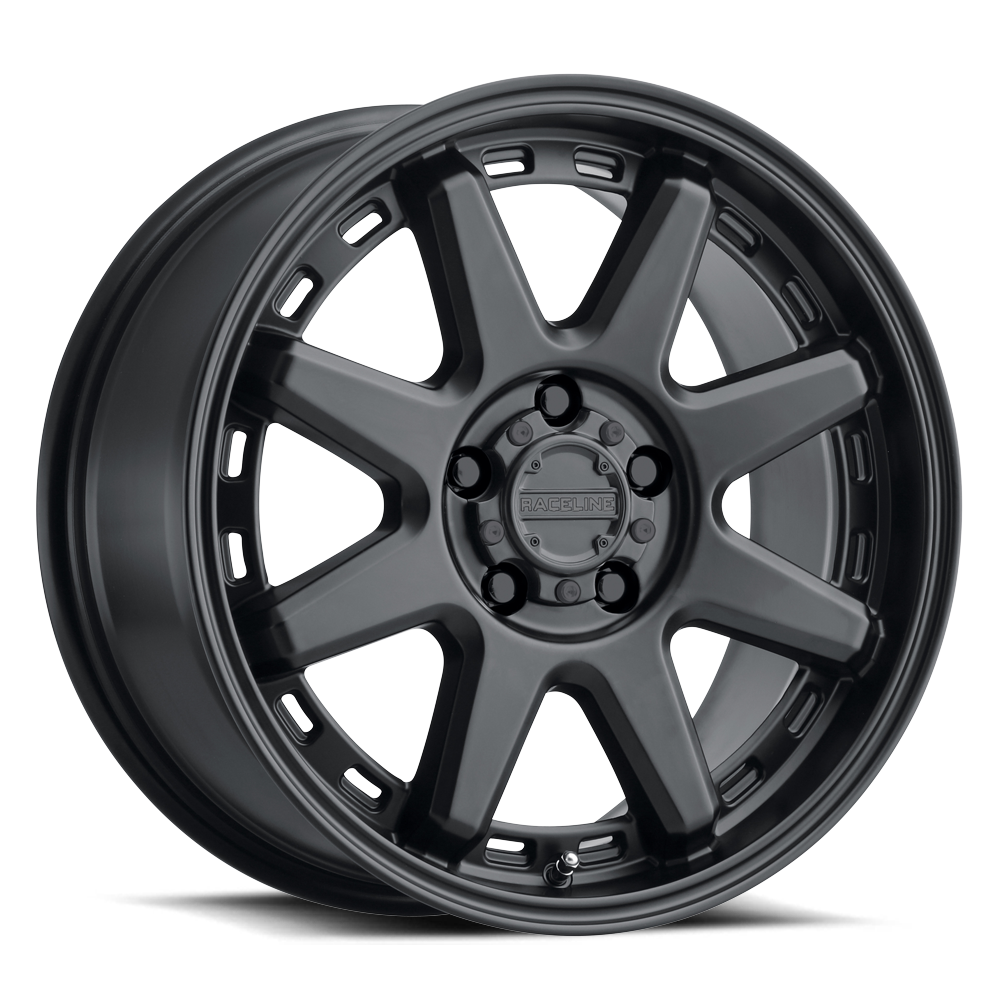 Raceline Wheels Scout 16X8 -6 Satin Black