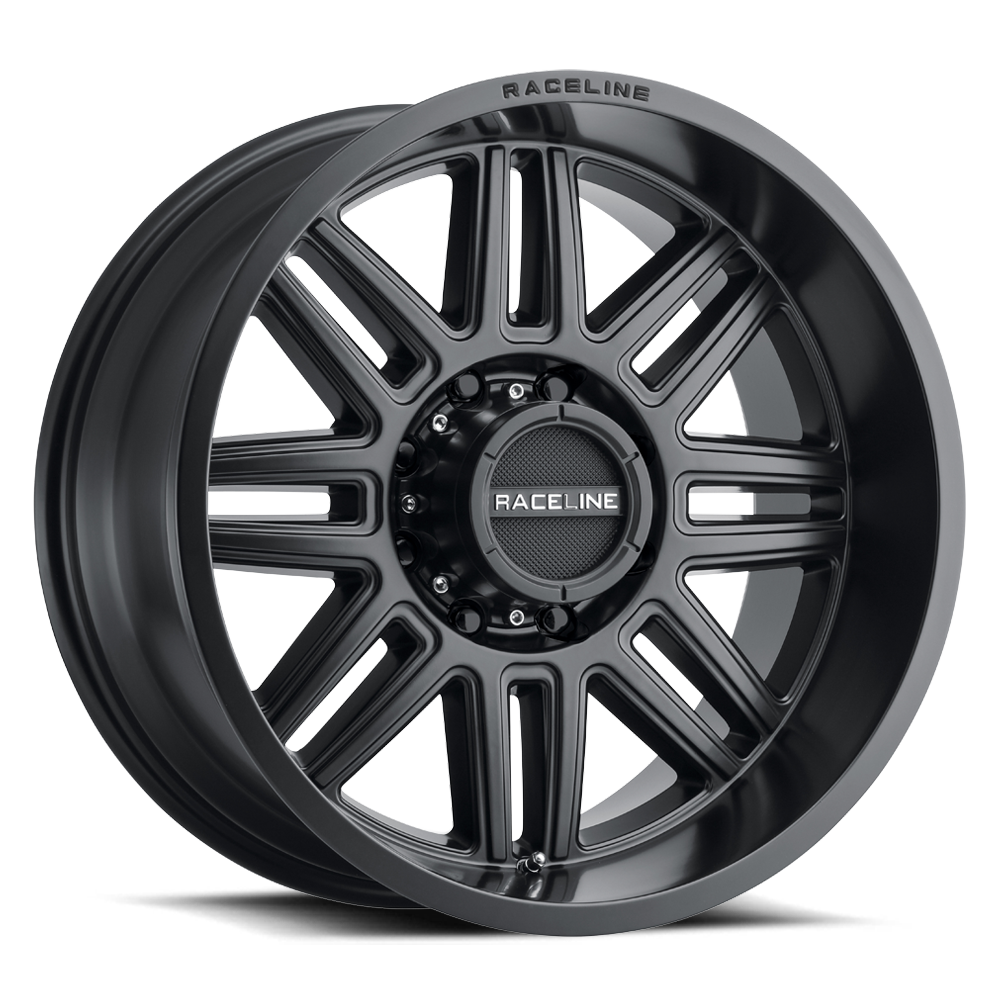 Raceline Wheels Split 18X9 +18 Satin Black