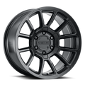Raceline Wheels Gauge 17X8.5 +18 Satin Black