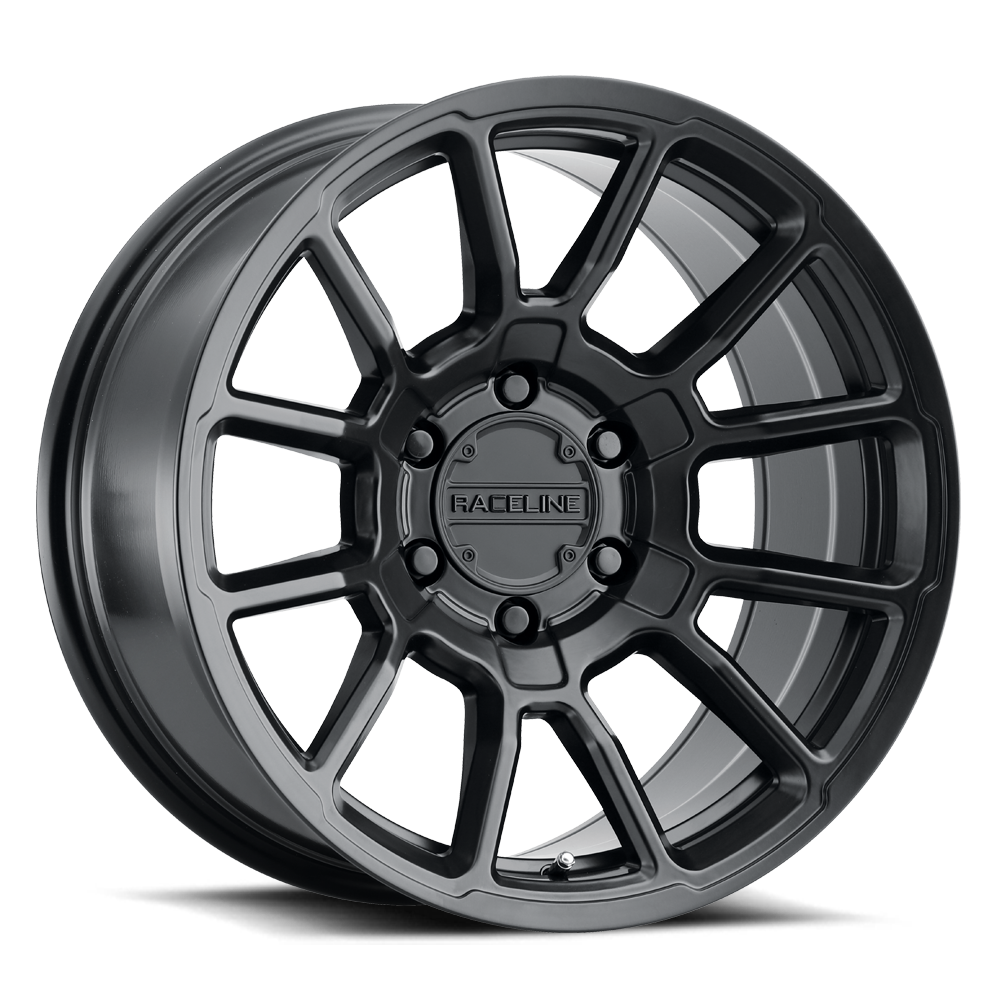 Raceline Wheels Gauge 18X9 +18 Satin Black