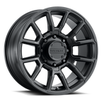 Raceline Wheels Gauge 18X9 -12 Satin Black