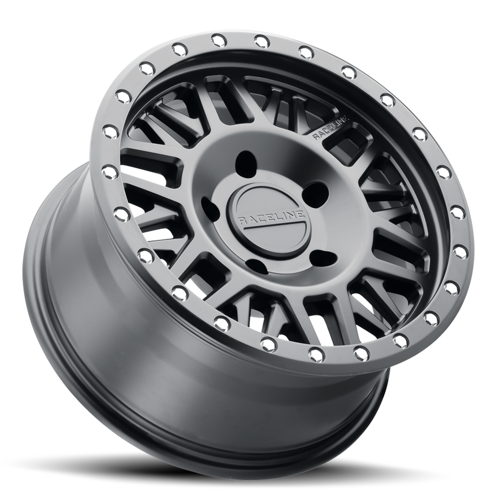 Raceline Wheels Ryno 17X8.5 +18 Satin Black