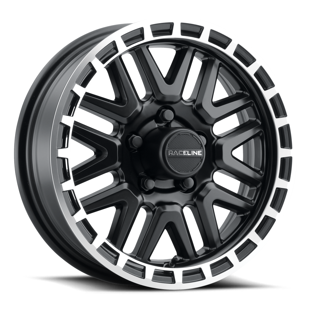 Raceline Wheels Krank Tr 16X6 +0 Black Machined