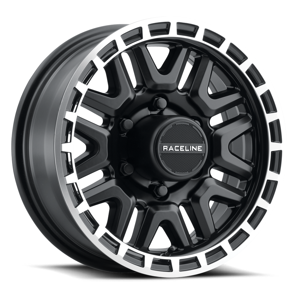 Raceline Wheels Krank Tr 16X6 +0 Black Machined