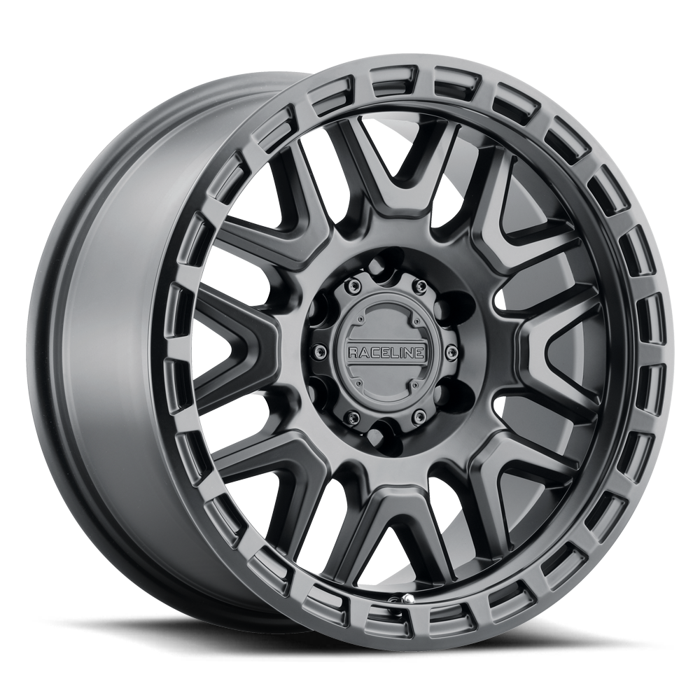 Raceline Wheels Krank 17X9 -12 Satin Black