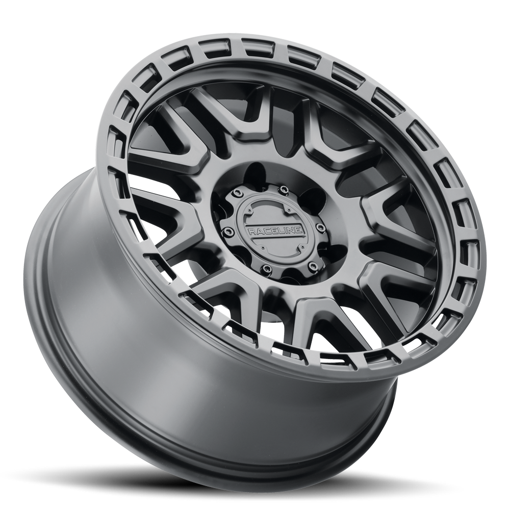 Raceline Wheels Krank 18X9 +18 Satin Black