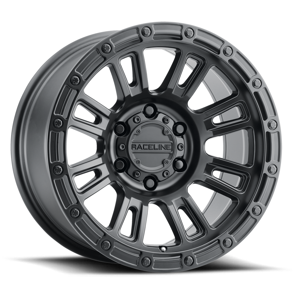 Raceline Wheels Compass 17X8.5 +0 Satin Black