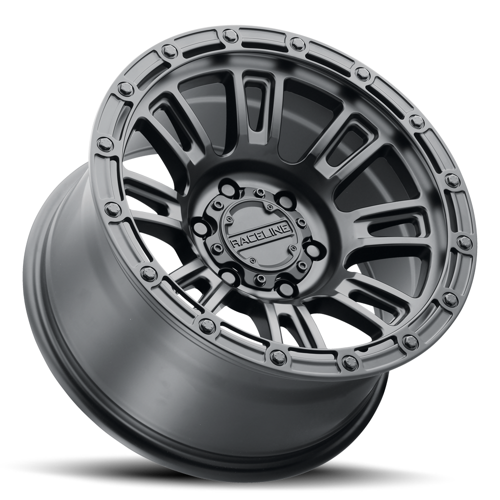 Raceline Wheels Compass 17X8.5 +0 Satin Black