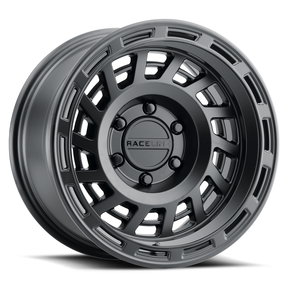Raceline Wheels Halo 17X8.5 +0 Satin Black