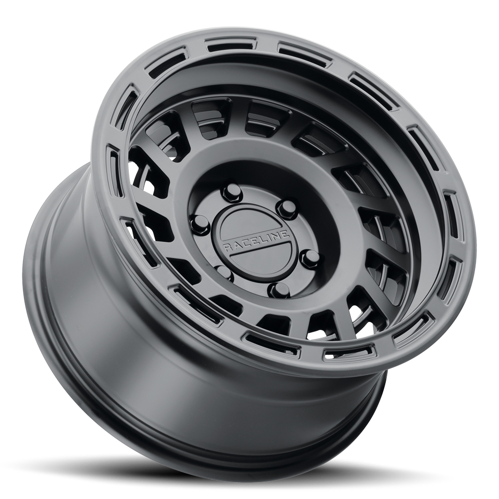 Raceline Wheels Halo 17X8.5 +0 Satin Black
