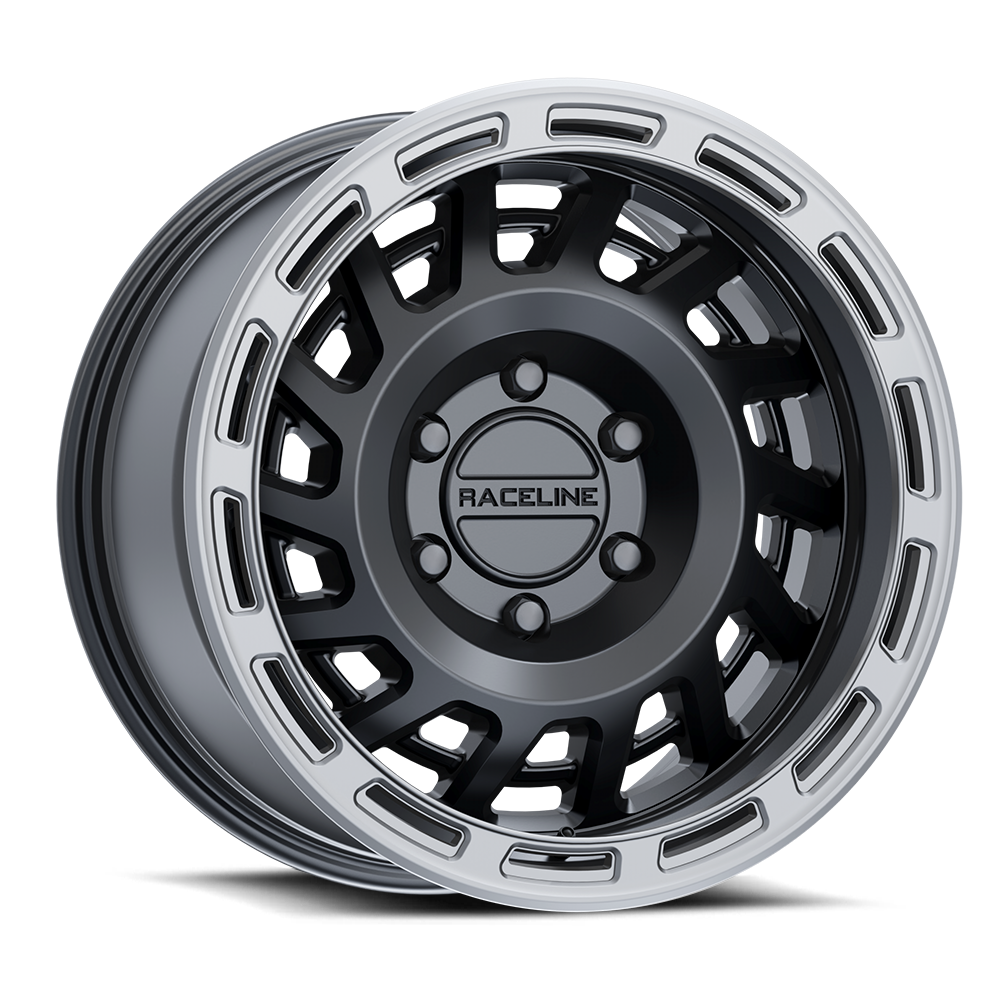 Raceline Wheels Halo 17X8.5 +0 Satin Black