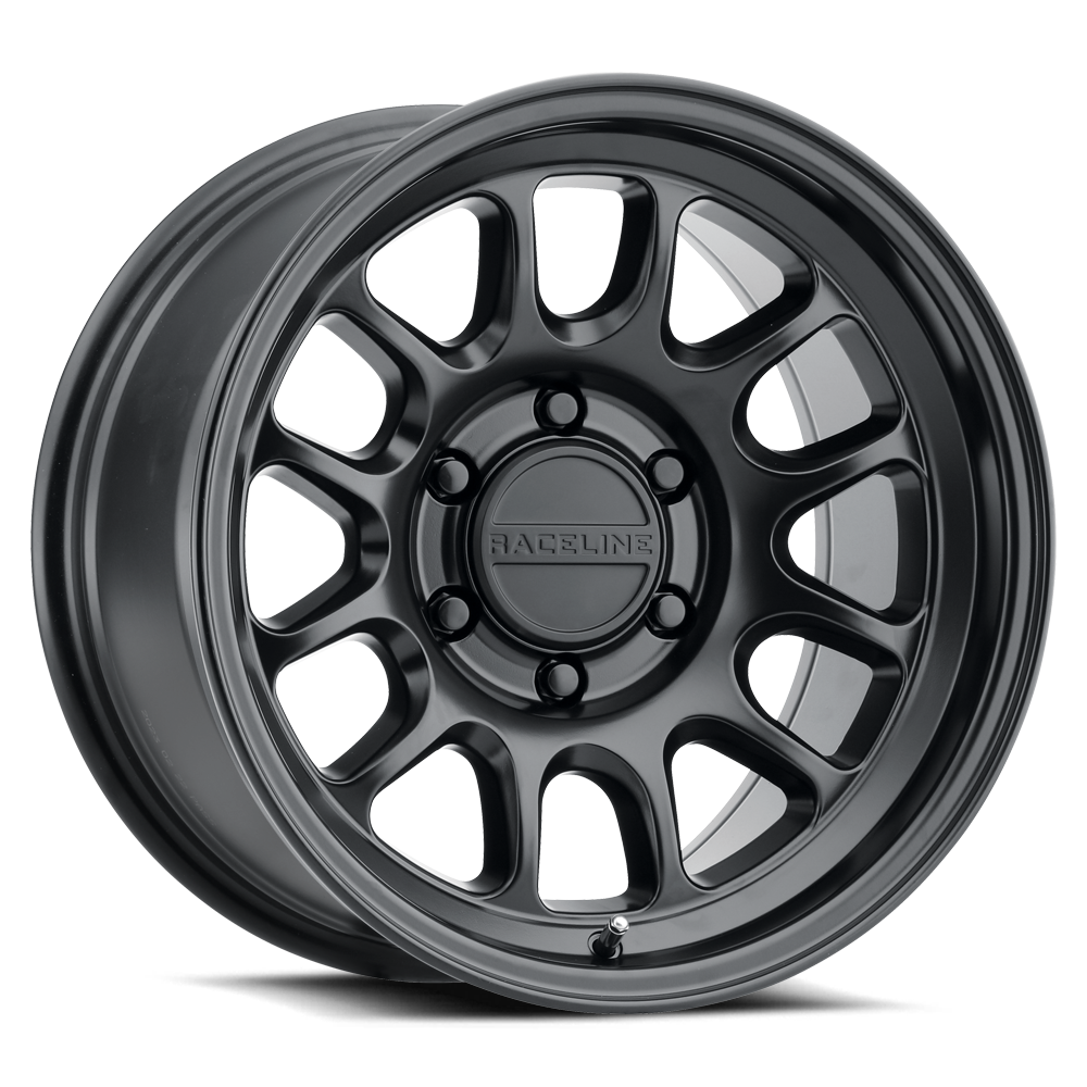 Raceline Wheels Rogue 17X8 +30 Satin Black