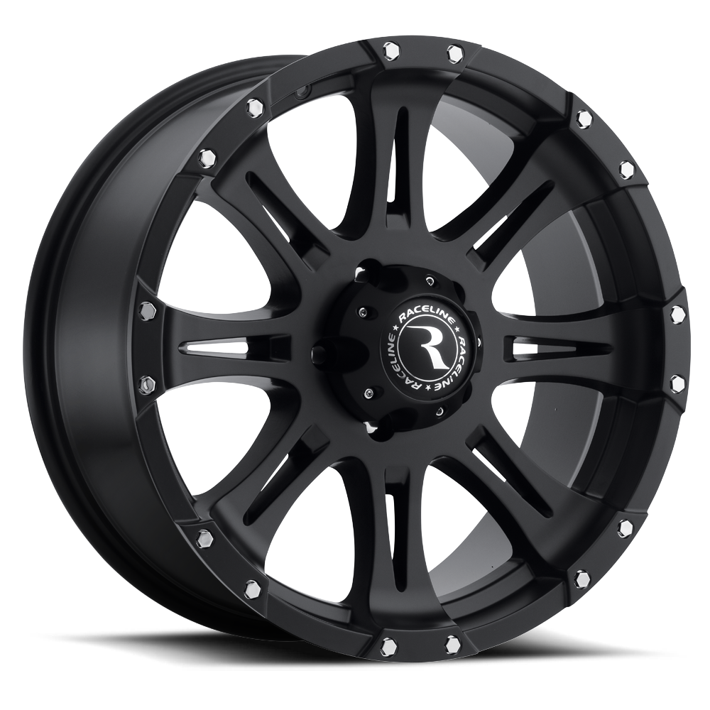 Raceline Wheels Raptor 17X9 +6 Black
