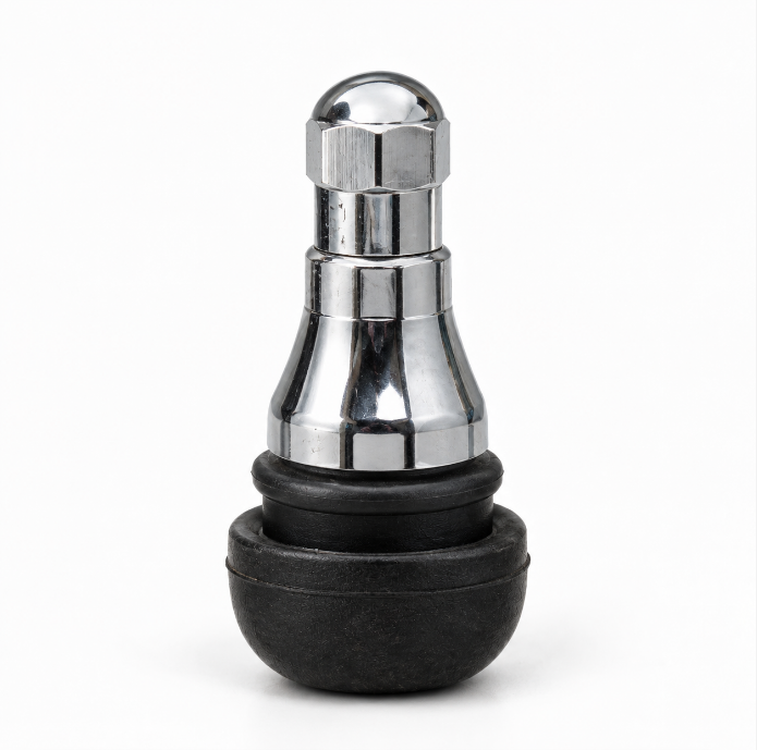 Tr412 Valve Stem Snap In Short - Chrome