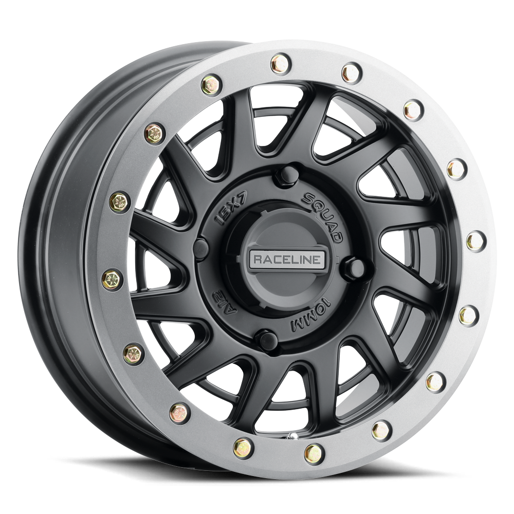 Raceline Wheels Squad 15X7 +38 Satin Black