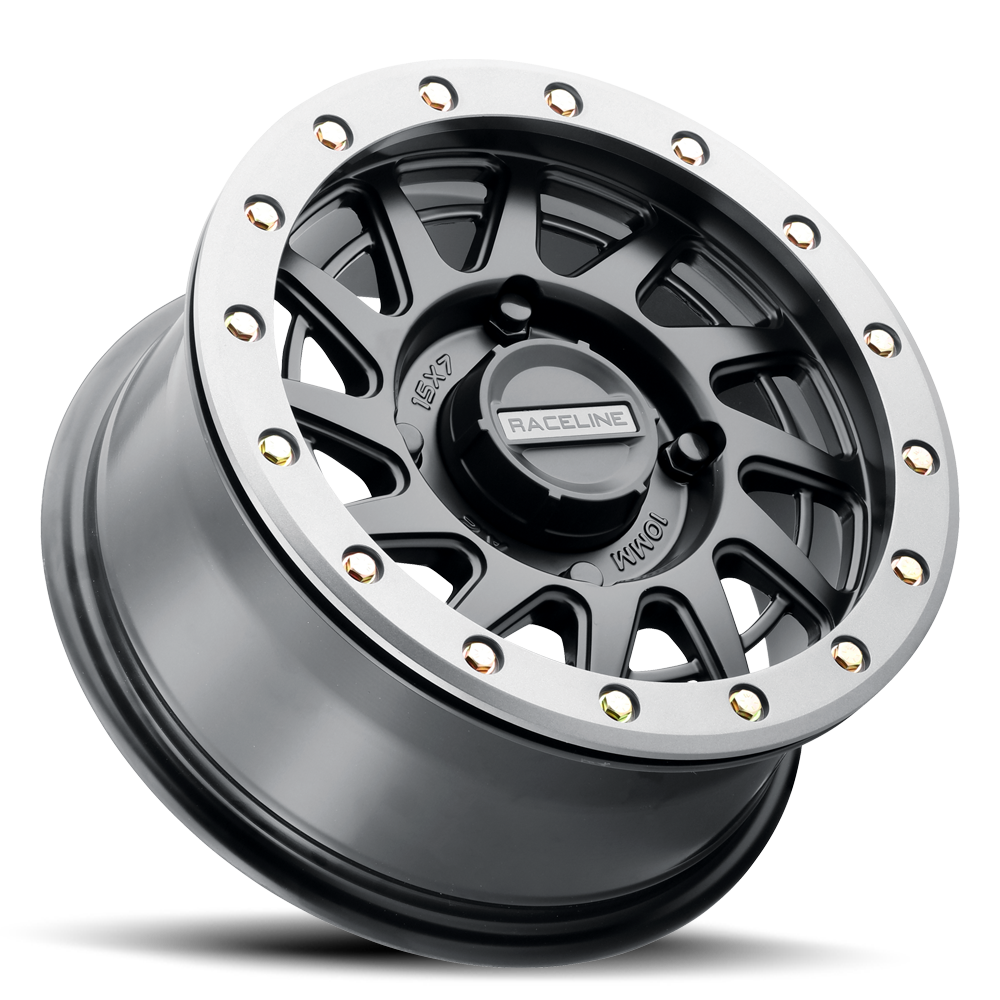 Raceline Wheels Squad 15X7 +38 Satin Black